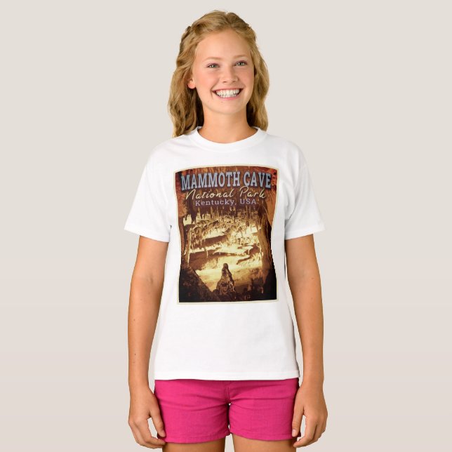T-SHIRT PARC NATIONAL DE MAMMOTH CAVE - KENTUCKY USA (Devant entier)