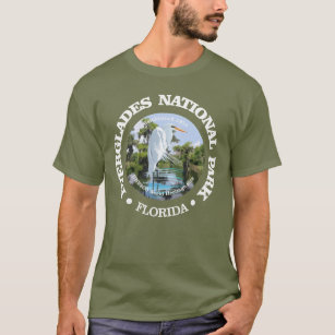 T-shirt Parc national de marais (héron)