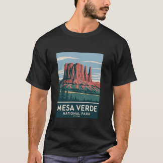 T-shirt Parc national de Mesa Verde Camping Vintage Randon