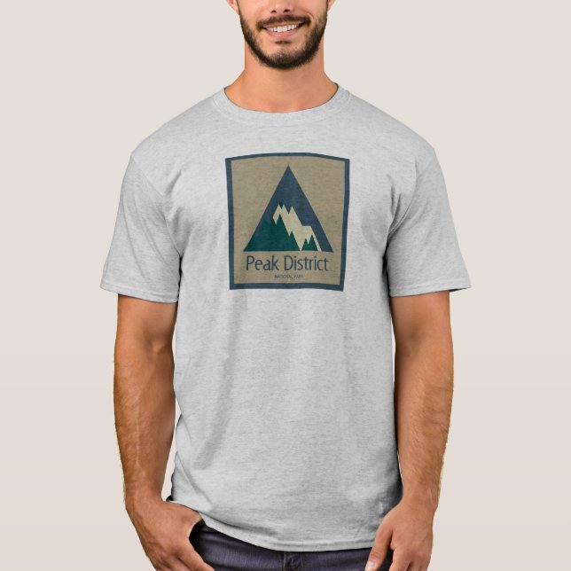 T-shirt Parc national de Peak District Rustique (Devant)