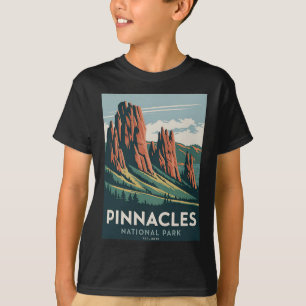 T-shirt Parc national de Pinnacles Camping vintage Randonn
