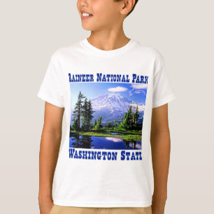 T-shirt Parc national de Raineer - l'état de Washington