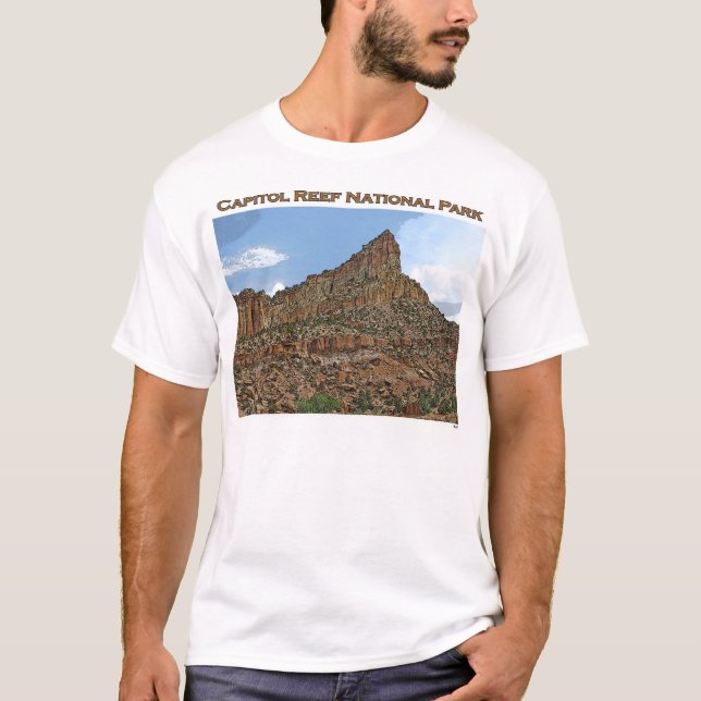 T-shirt Parc national de récif de capitol (Devant)