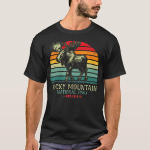 T-shirt Parc national de Rocky Mountain Colorado Orignal