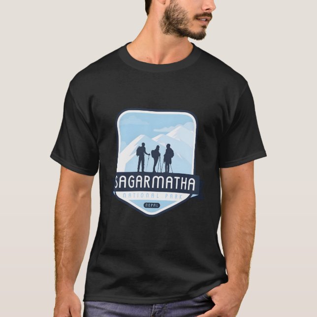 T-shirt Parc national de Sagarmatha � Népal (Devant)
