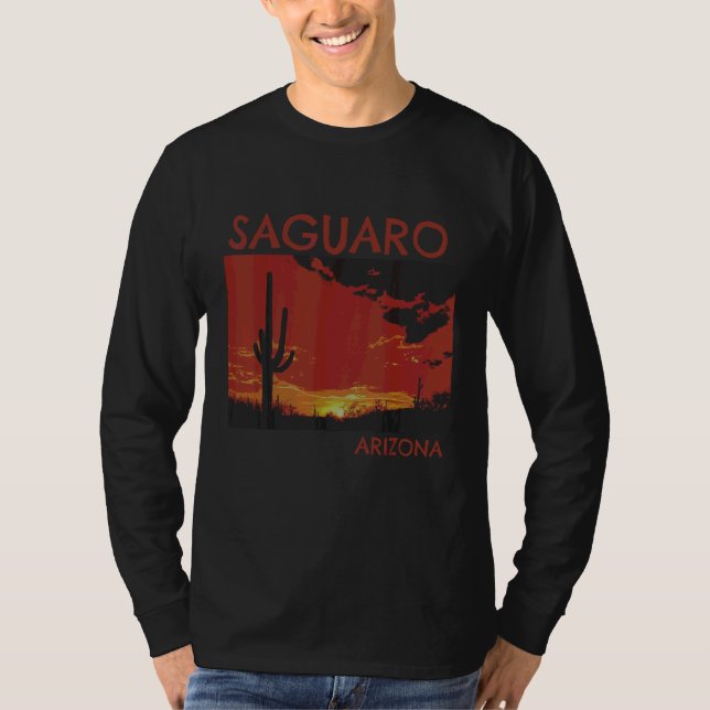 T-shirt Parc national de Saguaro Arizona (Devant)