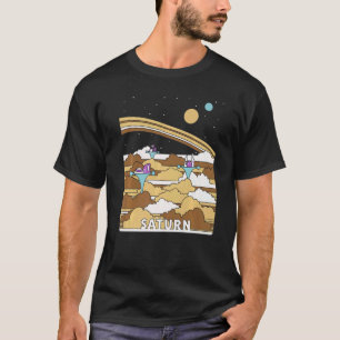 T-shirt Parc national de Saturn Rings L vintage