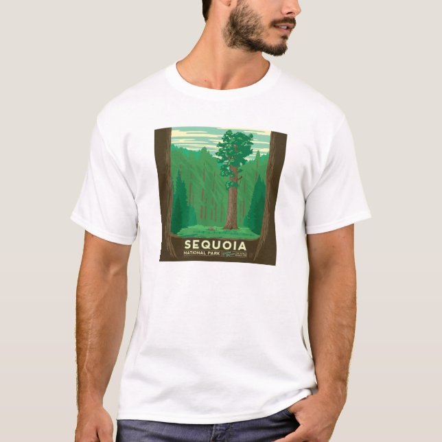 T-shirt Parc national de Sequoia (Devant)