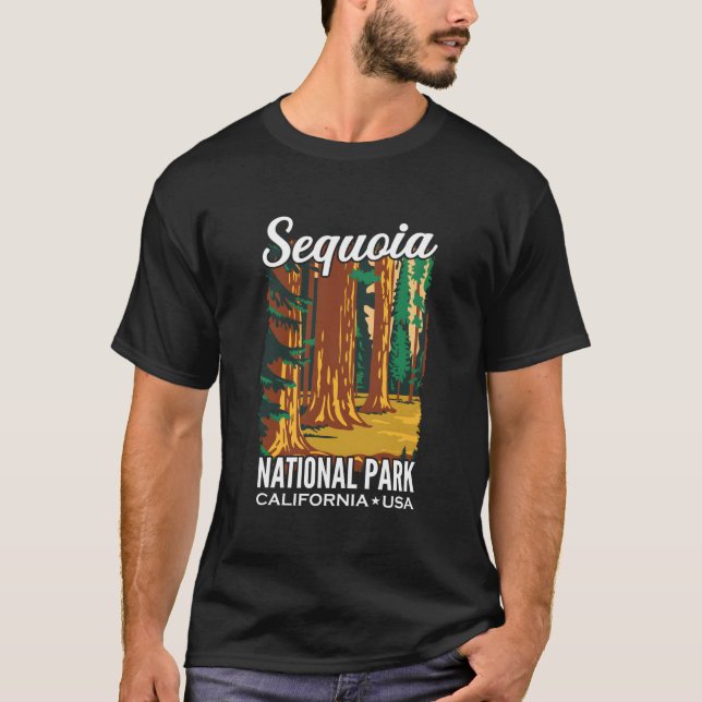 T-shirt Parc national de Sequoia (Devant)