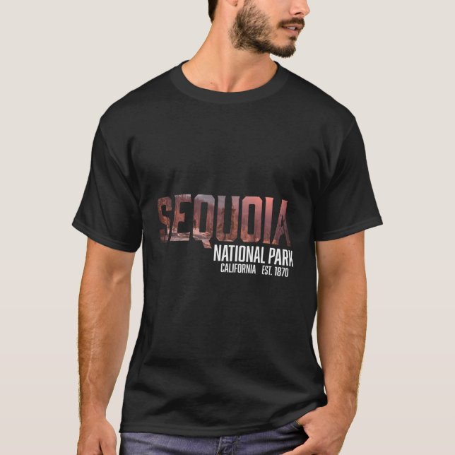 T-shirt Parc national de Sequoia (Devant)