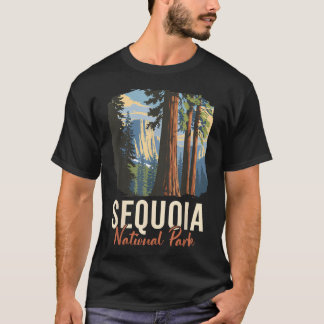T-shirt Parc national de Sequoia Californie Kings Canyon