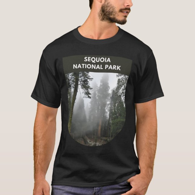 T-shirt Parc national de Sequoia - Printemps humide (Devant)