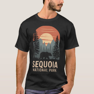 T-shirt Parc national de Sequoia Sequoia vintage