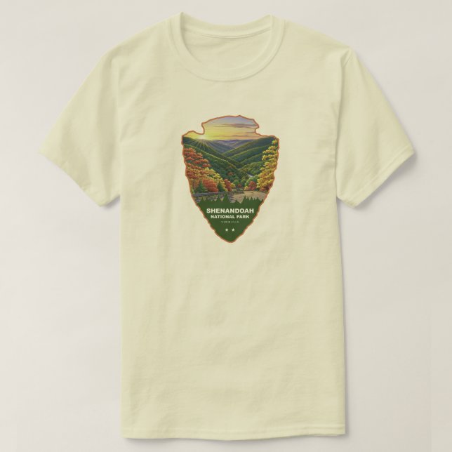 T-shirt Parc national de Shenandoah Arrowhead (Design devant)