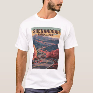 T-shirt Parc national de Shenandoah Virginia Wilderness Ar