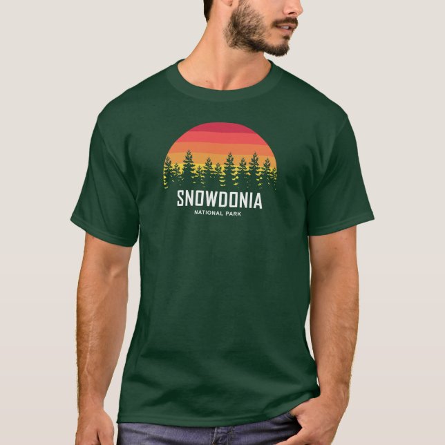 T-shirt Parc national de Snowdonia (Devant)