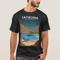 Parc national de Tayrona Beauté côtière à la nuit