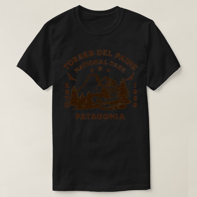 T-shirt Parc national de Torres Del Paine (Design devant)
