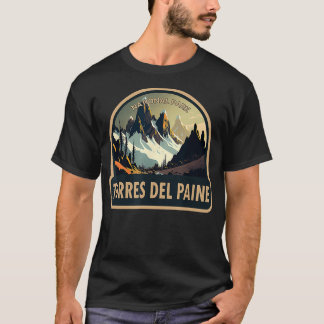 T-shirt Parc national de Torres del Paine Chili Vintage