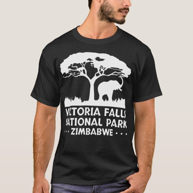 T-shirt Parc national de Victoria Falls (Devant)