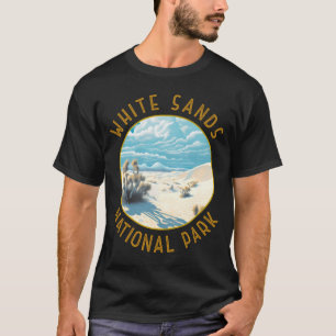 T-shirt Parc national de White Sands Cercle en détresse _3