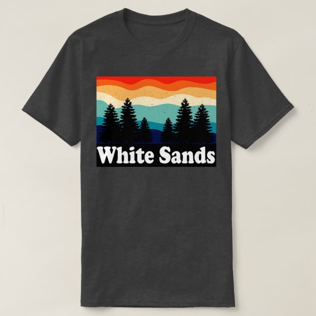 T-shirt Parc national de White Sands Nouveau Mexique (Design devant)