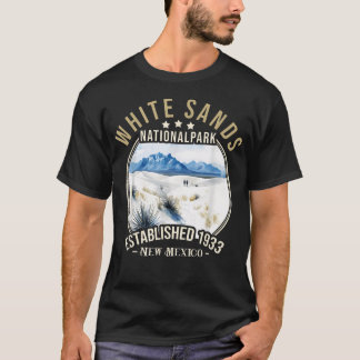 T-shirt Parc national de White Sands Nouveau-Mexique Extér