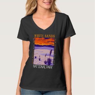 T-shirt Parc national de White Sands Vintage désorganisé