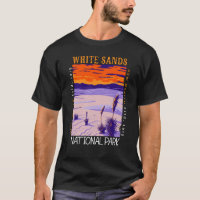 Parc national de White Sands Vintage désorganisé