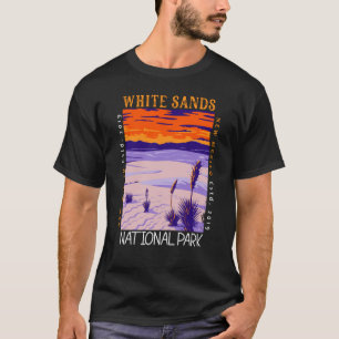 T-shirt Parc national de White Sands Vintage désorganisé