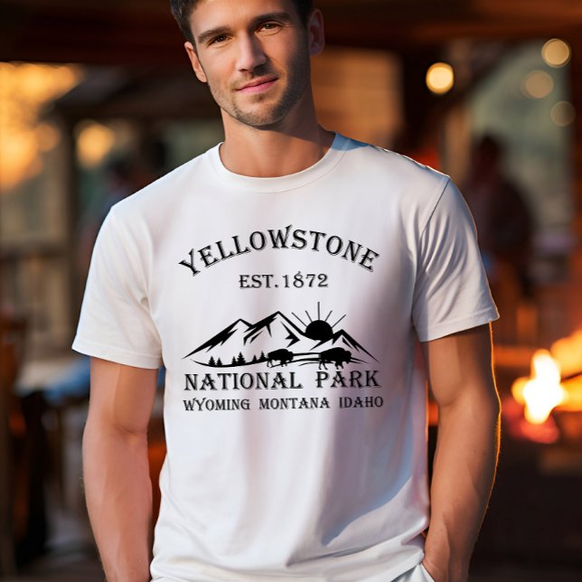 T-shirt Parc national de Yellowstone (Créateur téléchargé)