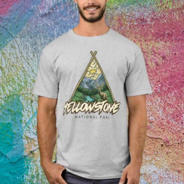 T-shirt Parc national de Yellowstone (Créateur téléchargé)