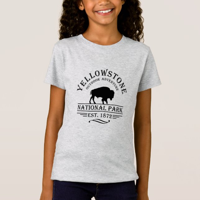 T-Shirt Parc national de Yellowstone (Devant)