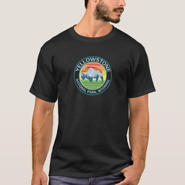 T-shirt Parc national de Yellowstone (Devant)