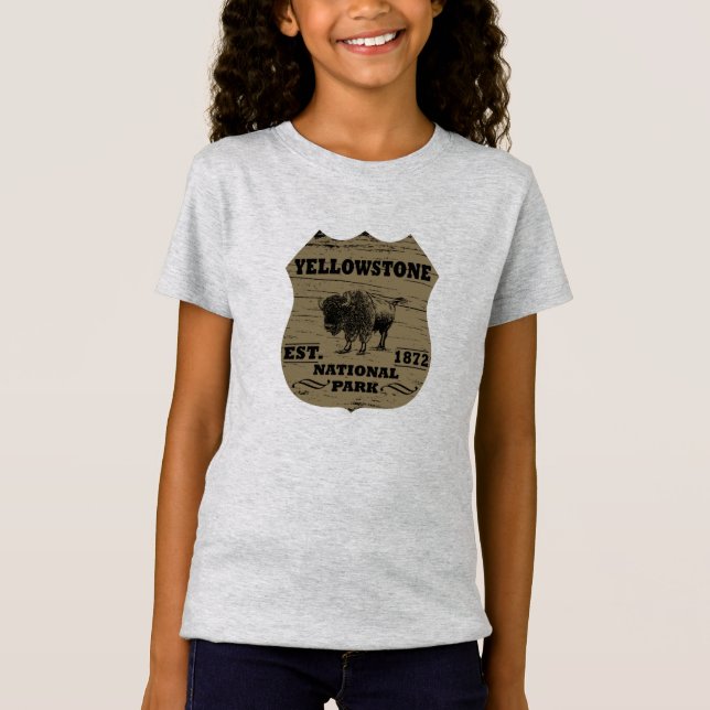 T-Shirt Parc national de Yellowstone (Devant)