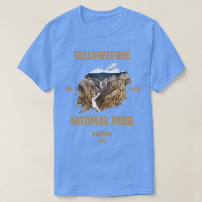 T-shirt Parc national de Yellowstone 1 (Design devant)