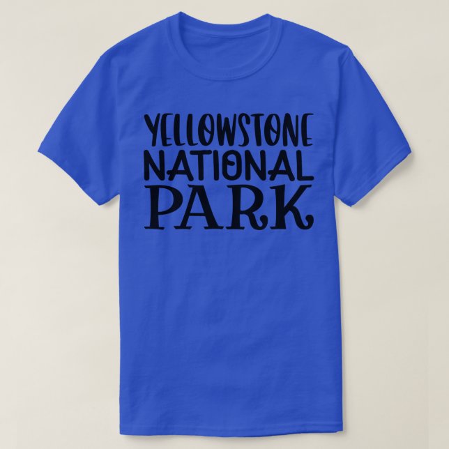 T-shirt Parc national de Yellowstone 2 (Design devant)