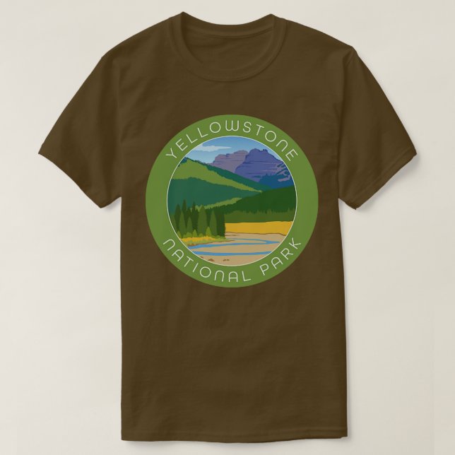 T-shirt Parc national de Yellowstone 5 (Design devant)