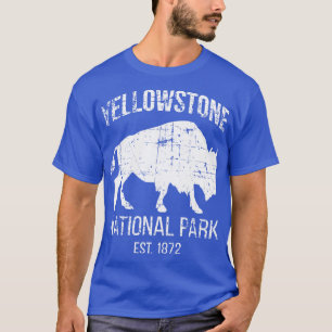 T-shirt Parc national de Yellowstone Est 1872 I Buffalo
