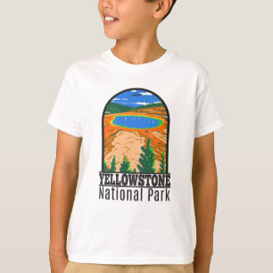 T-shirt Parc national de Yellowstone Grand Prismatic Sprin