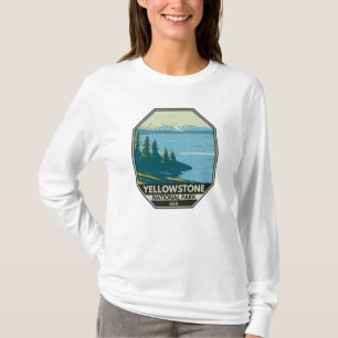 T-shirt Parc national de Yellowstone Lac Yellowstone Vinta