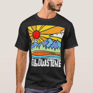 T-shirt Parc national de Yellowstone Nature artistique Mou