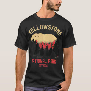 T-shirt Parc national de Yellowstone Ours Souvenir Cadeau