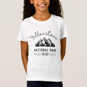 T-Shirt Parc national de Yellowstone Randonnée Camping