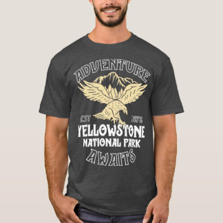 T-shirt Parc national de Yellowstone T Shirt Adventure Att