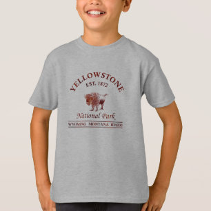 T-shirt Parc national de Yellowstone vintage