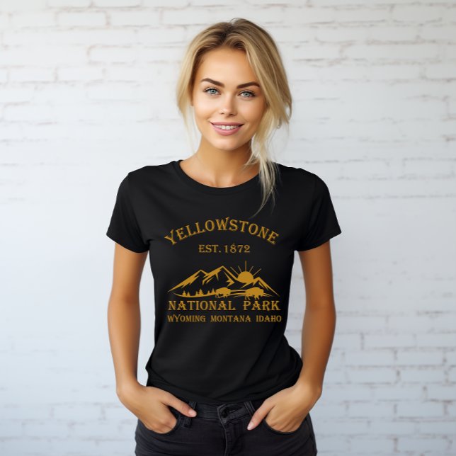 T-shirt Parc national de Yellowstone vintage (Créateur téléchargé)