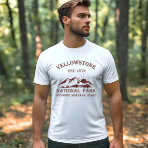 T-shirt Parc national de Yellowstone vintage
