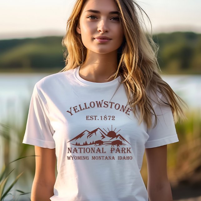 T-shirt Parc national de Yellowstone vintage (Créateur téléchargé)