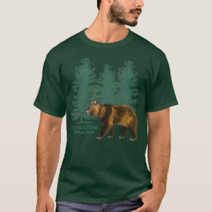 T-shirt Parc national de Yellowstone Wyoming Bear Trees So
